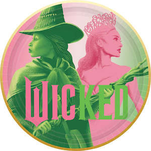 Wicked Birthday Party: Wicked 23cm Round Paper Plates (PK8)
