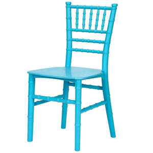 Kids Birthday Party Hire: Chiavari Kids Chair - Blue (For Hire)