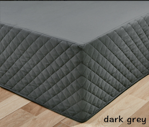 Quality Quilted Valance finishing touch to your bed - Live in Style