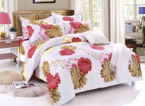 Quality 3 piece duvet cover set style 013B reversible