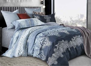 1000 TC DUVET COVER SET with OXFORD PILLOW CASES