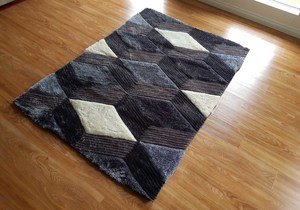 3d Cut Area Rug On Heavy Cotton Base 2002