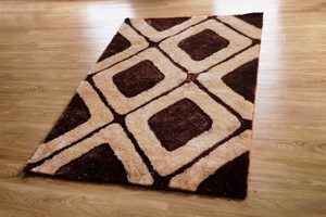 Products: Art Silk Area Rug On Heavy Cotton Base H026