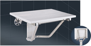 Products: Wall mounted folding shower seat helps reduce the risk of falling % %