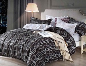 BRAND NEW 3P DUVET COVER SET easy care, wrinkle free