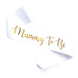 Lively Co Exclusive: Mummy To Be White Sash