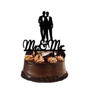 Cupcake Toppers: Mr & Mr Cake Topper NEW