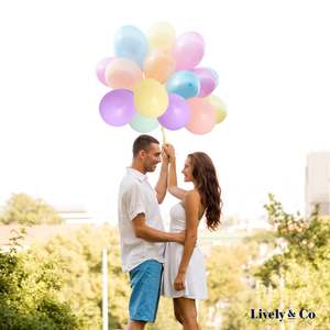 Balloon Latex: Macaron Pastel Rainbow Balloon Pack 48pc