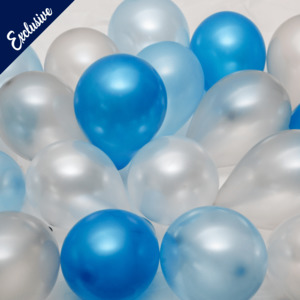 Baby Box 5" Balloon Set Blues
