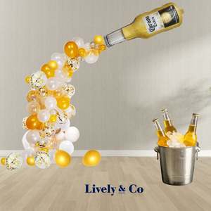 Balloon Garlands: Balloon DIY Garland - Corona Beer Bottle