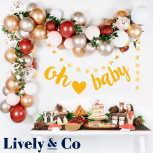 Balloon Garlands: Balloon DIY Garland - Coppers, Gold & White