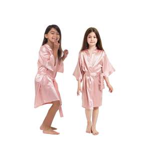 Satin Bridal Robes: Stunning Satin Flower Girl Robe | Personalised or Plain