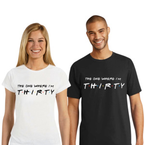 FRIENDS™ THIRTY | FOURTY | FIFTY BIRTHDAY PARTY TEES