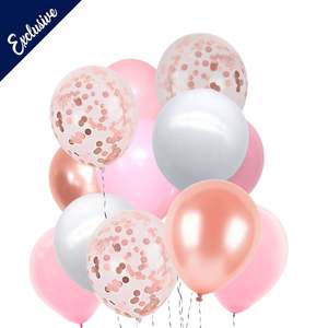 Pink and Rose Gold Balloon Pack