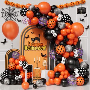 Halloween Haunted Night DIY Balloon Garland Kit – 137pc
