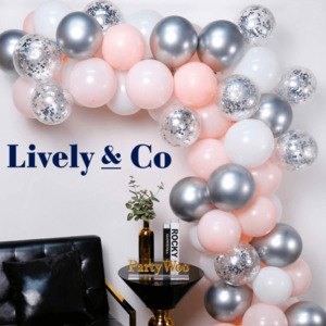 Black Friday: Balloon DIY Garland - Pale Pink, Silver & White