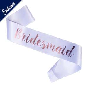 Top Sellers: Bridesmaid Sash