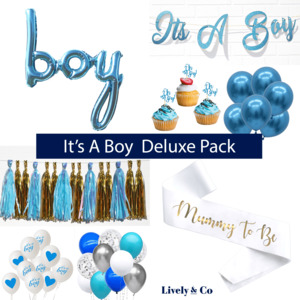 Easy Party Upgrades: It's A Boy Deluxe Pack