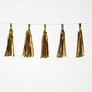Metallic Gold Tassels