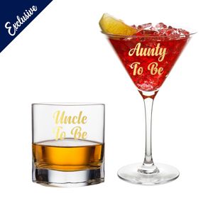 Aunty To Be & Uncle To Be Decal Vinyl Stickers