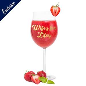 Glass Decals: Wifey for Lifey Decal Vinyl Sticker