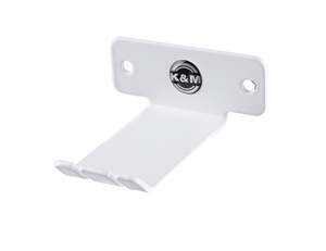 Stands: K&M - 16311-000-76 - Headphone Holder - Wall Mount - White.