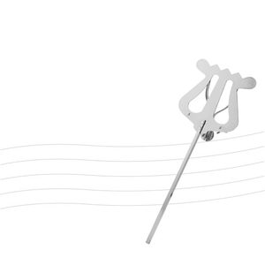 K&M Ruka - 37511 - Lyre For Tuba, Trumpet, Tenor Horn - Nickel Plated.