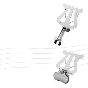 Stands: K&M Ruka - 37506 - Trumpet Lyre - Nickel Plated.