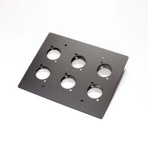 Cable Reels And Stage Boxes: Livesound - WP06-P - Six D'Series Wall Plate.