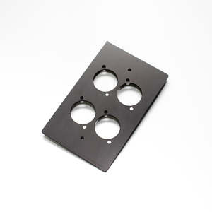 Cable Reels And Stage Boxes: Livesound - WP04-P - Quad D'Series Wall Plate.