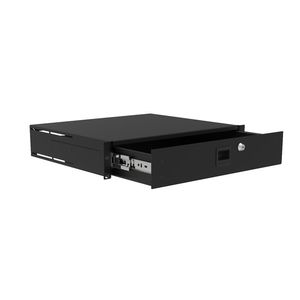 19 Racking 1: Penn Elcom - R2295-2UK - 2RU - 14" Deep Tour Grade Heavy Duty Rack Drawer - Aluminium