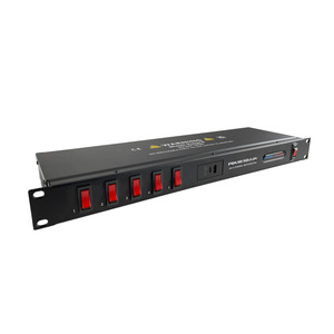 19 Racking 1: Penn Elcom - PDU16-5DJ-AV-AU - Type 1 1U 16A 5 Channel Switched Power Distribution Unit.