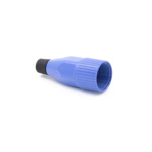 Amphenol Connectors 1: Amphenol - AC-NUT-BLU - XLR Boot - Blue