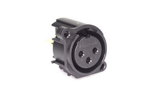 Amphenol - AC3FAVL-AU-PRE - 3 Pin XLR PCB Mount