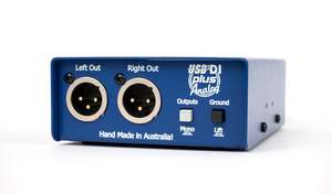 Arx: ARX - USB DI PLUS - USB/Analog In Bal Isolated Stereo O/P DI Box