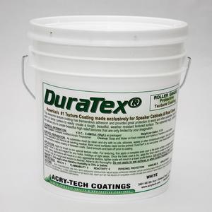 Duratex Texture Coatings For Speaker Cabinets: Duratex - Roller Grade - White