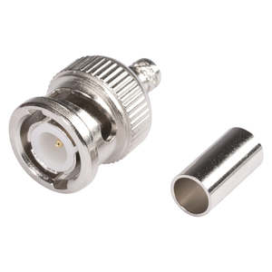 Hi Con Connectors: Hi-Con - BNC58LL - 50 Ohm BNC Crimp-Male Connector For Sommer Cable RG58C/U LL