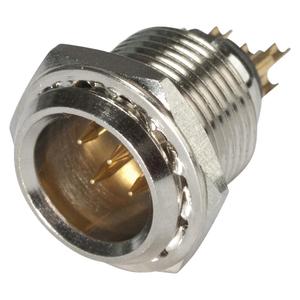 Hi Con Connectors: Hi-Con - HI-XMEM5 - Male 5 Pin Mini XLR Chassis Mount.