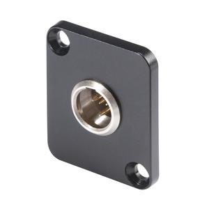 Hi Con Connectors: Hi-Con - HI-XMDM4 - Male 4 Pin Mini XLR D-Series Mount.