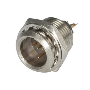 Hi-Con - HI-XMEM4 - Male 4 Pin Mini XLR Chassis Mount.