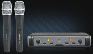 Pasgao: Pasgao - PAW-266/PAH-172 - Wireless Mic System With 2 x Handheld Mics