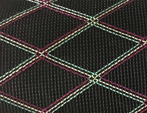 Grill Cloth - Black With Diamond Pattern - Vox Type.