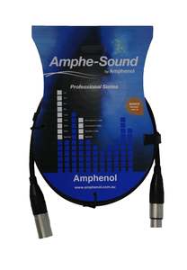 Cable Pre Made: Amphenol - PR0312A006 - 6 Meter Female XLR to Male XLR Mic Cable.