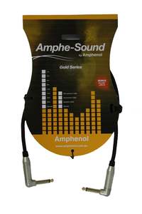 Amphenol - PE3034B003 - 3 Meter Mono 1/4" Jack to Right Angle Mono 1/4" Jack Con&hellip;
