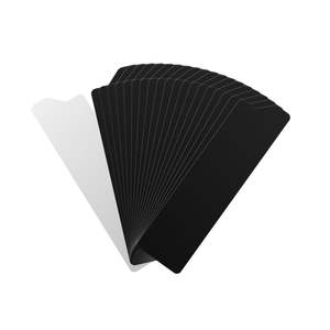 New: CRDBag - CRDTABS - Black / White Cardtabs For Pouch Window Label - 20pcs.