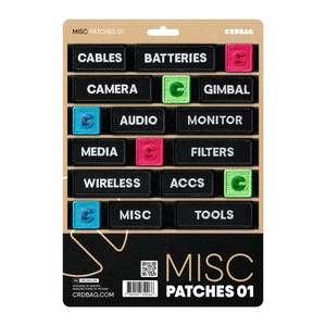CRDBag - Embroidery Patches. Camera rel. "Misc 01"