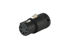 Cable Techniques - Low-Profile Right Angle XLR 5-pin Female, A-Shell.
