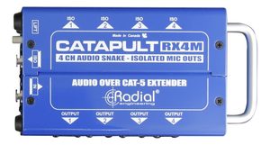 Radial Engineering - Catapult-RX4M - 4-Channel Mic Level Splitter & Isolator.