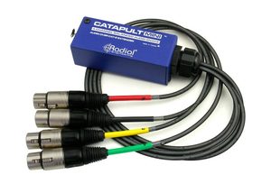 Di Boxes Dante Audio Solutions: Radial Engineering - Catap-Mini-TX - 4-Channel Cat 5 Audio Snake Transmitter.
