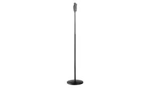 Pro Audio Multi Media Speaker Stands: K&M - 26085-500-55 - Mic Stand - Round Base - Straight - One Handed "Soft Touch".